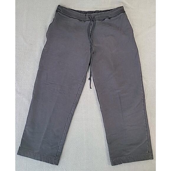 VTG Lilly Pulitzer Wide Leg Cropped Lounge Pants Black Medium Classic EUC - Picture 1 of 9